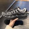 耐克男子透氣運動(dòng)鞋春季復古跑鞋風(fēng)緩震翻毛皮NIKE P-6000 HF0015 002煤黑/黑/金屬鉻色/金屬銀/銀 45 曬單實(shí)拍圖