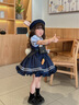 G.duck洛麗塔公主裙女童連衣裙夏季朱迪兒童裙子兔子警官生日蓬蓬裙春秋 朱迪裙子+裙撐 100 尺碼2~3歲【 90-100cm】 曬單實(shí)拍圖