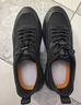 百麗厚底輕便健步鞋男春夏戶(hù)外增高休閑運動(dòng)鞋A1980 煙墨黑 40 曬單實(shí)拍圖