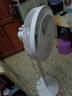 美的（Midea）電風(fēng)扇 家用七葉立式落地扇宿舍臥室輕音節能搖頭桌面小風(fēng)扇大風(fēng)力空氣循環(huán)風(fēng)扇 SAF30AC  曬單實(shí)拍圖