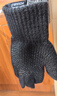 李寧（LI-NING）騎行手套冬季男女士保暖棉毛線(xiàn)針織加絨黑手套觸屏防寒電動(dòng)車(chē) 曬單實(shí)拍圖