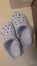 卡駱馳（CROCS）貝雅洞洞鞋男鞋女鞋輕便耐磨一腳蹬拖鞋休閑鞋百搭花園鞋|10126 礦物質(zhì)藍-4JQ 37 /38(230mm) 曬單實(shí)拍圖