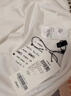 德瑪納（dme）中性風(fēng)女式t恤夏季新莫代爾圓領(lǐng)微彈短袖t恤女上衣 米白 XL  曬單實(shí)拍圖