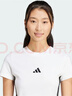 阿迪達斯（adidas）女子短款運動(dòng)休閑短袖圓領(lǐng)T恤JE1239 JE1239 M 曬單實(shí)拍圖