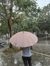 繁夏復古木質(zhì)16骨加大長(cháng)柄雨傘男士加厚加固結實(shí)抗風(fēng)晴雨兩用女雙人傘 曬單實(shí)拍圖