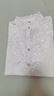 初徑純棉白襯衫女2026新款春裝長(cháng)袖氣質(zhì)蕾絲小衫花邊洋氣打底上衣 5838純棉-不加絨 M 曬單實(shí)拍圖