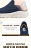 斯凱奇（Skechers）閃穿鞋男鞋春季休閑健步鞋一腳蹬運動(dòng)鞋百搭軟底布鞋118306 曬單實(shí)拍圖