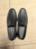 紅蜻蜓真皮皮鞋一腳蹬休閑套腳商務(wù)皮鞋男軟底男士爸爸鞋WTA30612黑色42 曬單實(shí)拍圖