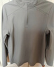 安踏零壓T丨半拉鏈通勤商務(wù)休閑長(cháng)袖T恤男士春季防曬運動(dòng)跑步打底衫 【升級防曬+勁道紗】沉靜灰7401-3 春季常規款 L (男175) 曬單實(shí)拍圖