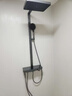 九牧（JOMOO）淋浴花灑套裝鋼琴按鍵大置物臺淋浴噴頭即關(guān)即停絲雨增壓淋浴器 【星幕Pro】增壓花灑36676 曬單實(shí)拍圖