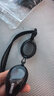 速比濤（Speedo）Edge進(jìn)口精工泳鏡高清防水防霧游泳訓練裝備男女通用 黑色/煙灰 曬單實(shí)拍圖
