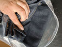 啄木鳥(niǎo)（TUCANO）牛仔褲男士秋冬季商務(wù)休閑加絨時(shí)尚舒適修身純色長(cháng)褲男裝 黑色34 曬單實(shí)拍圖