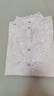 初徑純棉白襯衫女2026新款春裝長(cháng)袖氣質(zhì)蕾絲小衫花邊洋氣打底上衣 5838純棉-不加絨 M 曬單實(shí)拍圖