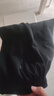 真維斯戶(hù)外運動(dòng)休閑褲男春秋季運動(dòng)褲潮流寬松百搭透氣舒適長(cháng)褲 黑色直筒 2XL 曬單實(shí)拍圖