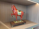 酒柜裝飾品擺件全銅馬到功成辦公室電視開(kāi)業(yè)禮品招財生肖馬擺件 《皇家唐馬》尊享藍 曬單實(shí)拍圖
