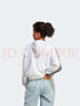 adidas寬松連帽夾克外套女裝阿迪達斯官方輕運動(dòng)   白/黑色   S 曬單實(shí)拍圖