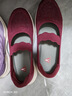 足力健老人鞋夏季新款鞋子女款一腳蹬媽媽鞋網(wǎng)面透氣休閑鞋 8643K酒紅38 曬單實(shí)拍圖