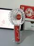 Coca-Cola小風(fēng)扇手持風(fēng)扇高速節能迷你便攜usb充電風(fēng)扇戶(hù)外辦公室桌面學(xué)生宿舍寶寶兒童輕音大風(fēng)力電扇 紅色禮袋款【超靜音無(wú)刷電機+長(cháng)續航 曬單實(shí)拍圖