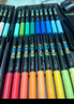 恩米enmy48色小黑盒直液式丙烯馬克筆軟頭可控墨彩色小學(xué)生美術(shù)美育高覆蓋不透色水彩筆開(kāi)學(xué)必備 曬單實(shí)拍圖