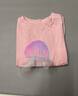 迷你巴拉【植物肌】男女童T恤夏涼感抑菌不悶汗短袖上衣 粉紫 【100%植物纖維】 100 曬單實(shí)拍圖