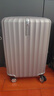新秀麗（Samsonite）京東聯(lián)名定制款行李箱20英寸豎條紋拉桿箱拿鐵咖GU9密碼登機箱 曬單實(shí)拍圖
