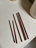 唐宗筷 抗菌率99.9%紅檀木筷子10雙裝 天然原木實(shí)木 家用筷子酒店餐具  曬單實(shí)拍圖