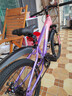 鳳凰官方旗艦店兒童自行車(chē)男女變速青少年學(xué)生山地車(chē)碟剎賽車(chē) 星際 粉紫【單速】輻條輪 20寸【適合125-160cm】 曬單實(shí)拍圖