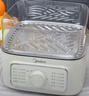 美的（Midea）電蒸鍋電火鍋電煮鍋多功能燉蒸煮一體三層14.7L大容量多用途鍋家用蒸包子鍋電熱鍋MZ-ZGE2323Z03X 曬單實(shí)拍圖