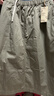 MUJI 女式 水洗 棉 輕便裙長(cháng)半身裙女裙子26年春季女裝 BE20VA6S 煙熏綠色 M （160/66A） 曬單實(shí)拍圖