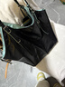URBAN REVIVO2026春季新款女士復古大容量單肩包UAYB50157 黑色 曬單實(shí)拍圖