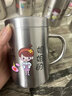 暢印304不銹鋼馬克杯帶蓋幼兒園兒童口杯雙層保溫杯可愛(ài)卡通親子杯 300ml姐姐的 304材質(zhì) 親子杯300ml帶蓋 曬單實(shí)拍圖