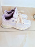駱駝（CAMEL）漫游復古慢跑鞋女戶(hù)外運動(dòng)鞋子 K23S09L7014-1 米白/香芋紫 37 曬單實(shí)拍圖