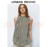 UR2025夏季新款女裝撞色格紋超寬松無(wú)袖罩衫襯衫UYU250031 曬單實(shí)拍圖