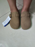 回力厚底博肯鞋半拖鞋女外穿新款內增高包頭半托一腳蹬女鞋 卡其色 37 曬單實(shí)拍圖