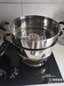 蘇泊爾SUPOR 蒸鍋真味鮮不銹鋼雙層復底28cm蒸魚(yú)鍋加高鍋蓋蒸籠EZ28BS04 曬單實(shí)拍圖