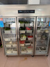 冰度商用冷藏保鮮三開(kāi)門(mén)冷藏展示柜冰箱蔬菜水果串串燒烤雙開(kāi)門(mén)保鮮柜 不銹鋼雙壓縮機1800X700X1900MM 曬單實(shí)拍圖