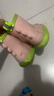 babycrayon卡通鯊魚(yú)拼色款兒童雨鞋男童雨靴女寶水鞋防水幼兒小學(xué)生上學(xué)專(zhuān)用 公主粉【雨鞋】 15 cm內長(cháng)【腳長(cháng)14.5/約2-3歲穿】 曬單實(shí)拍圖