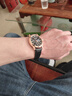 正品男士手表高檔休閑石英表簡(jiǎn)約氣質(zhì)男表皮帶高顏值羅馬時(shí)尚腕表 黑色運動(dòng)款 曬單實(shí)拍圖