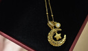周大福星星攬月星月織夢(mèng)黃金吊墜女(工費360)約2.45g EOF1634 曬單實(shí)拍圖