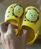 牧童兒童拖鞋夏男寶寶洞洞鞋軟底女童卡通洗澡嬰幼兒家居鞋奶獅黃150 曬單實(shí)拍圖