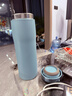 虎牌（TIGER）原裝進(jìn)口保冷保溫杯時(shí)尚簡(jiǎn)約輕量便攜水杯MJF-A048 鴨蛋青AGT 480ml 曬單實(shí)拍圖