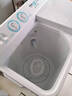 海爾（Haier）半自動(dòng)雙桶洗衣機 10KG 雙電機雙缸 家電國家補貼以舊換新京東自營(yíng) XPB100-81D2 曬單實(shí)拍圖