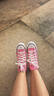 匡威（Converse）All Star春季新品經(jīng)典男女高幫帆布鞋甜桃粉M9006C M9006C 37 曬單實(shí)拍圖