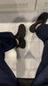 回力男鞋時(shí)尚百搭舒適工裝鞋男厚底防滑耐磨運動(dòng)休閑鞋子男 黑色 42 曬單實(shí)拍圖