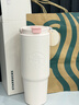 星巴克（Starbucks）杯子經(jīng)典系列雙飲口不銹鋼杯大容量拎拎杯便攜隨行水杯男女士送禮 雙飲口不銹鋼杯800ml-晶粉款 曬單實(shí)拍圖