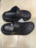 卡駱馳（CROCS）貝雅洞洞鞋男鞋女鞋輕便耐磨一腳蹬拖鞋休閑鞋百搭花園鞋|10126 黑色-001 43 (270mm) 曬單實(shí)拍圖