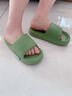 利達妮（TZLDN）踩屎感拖鞋女士2026新款夏季外穿防滑防臭室內居家用厚底涼拖鞋男 綠色 38-39 【適合37-38】 曬單實(shí)拍圖