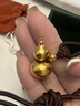 周生生古法黃金項鏈 葫蘆吊墜繩鏈款91199Z 計價(jià)14.75克 曬單實(shí)拍圖