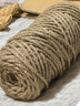壽禾麻繩裝飾鮮花捆綁包裝材料貓抓板手工diy 4mm100米柱狀帶小配件 曬單實(shí)拍圖