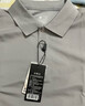 京東京造【桑蠶絲】高端polo衫男短袖男士t恤衣服男裝休閑 淺灰 L 曬單實(shí)拍圖